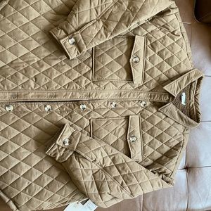 Tan good American shacket